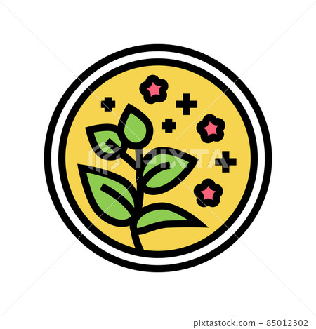 herbal natural cosmetic color icon vector illustration herbal natural cosmetic color icon vector illustration 85012302