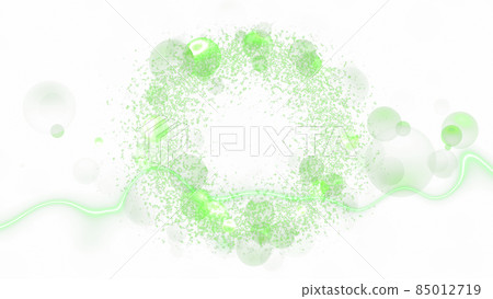 CG 粒子背景的光球和線條,中心有復制空間 CG 粒子背景的光球和線條,中心有復制空間 85012719