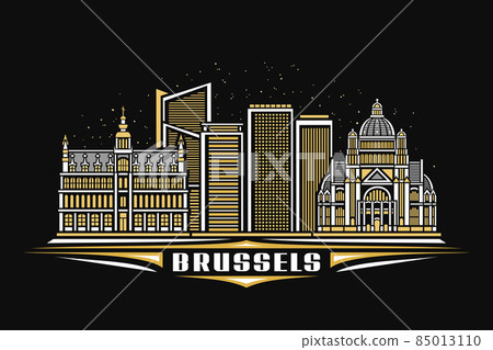 Vector illustration of Brussels Vector illustration of Brussels 85013110