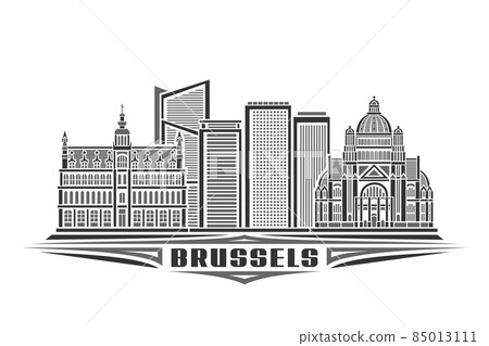 Vector illustration of Brussels 85013111