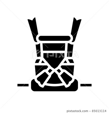 baby carrier glyph icon vector illustration baby carrier glyph icon vector illustration 85013114