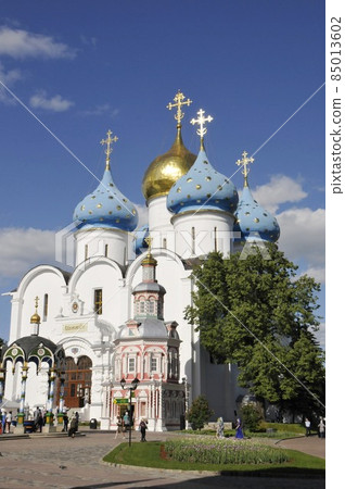 俄羅斯，謝爾吉耶夫鎮，特洛伊斯謝爾吉耶夫修道院，烏斯別斯基大教堂 85013602