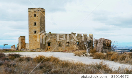 panoramic view of the Castle of Ciutadilla, Spain 85014672