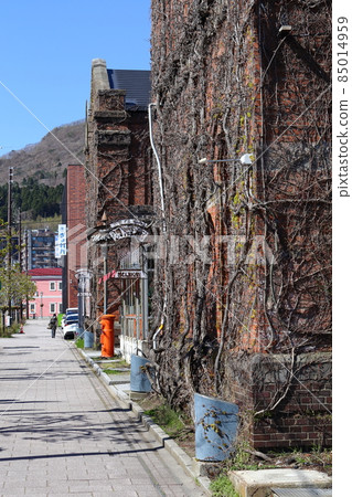 北海道函館的圓柱風景(函館明治館前) 北海道函館的圓柱風景(函館明治館前) 85014959