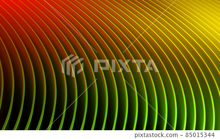 Abstract curved shapes colorful Background 85015344