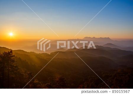 Thailand with forest trees and green mountain hills, Doi Luang Chiang Dao mountains, Chiang mai, Thailand. Thailand with forest trees and green mountain hills, Doi Luang Chiang Dao mountains, Chiang mai, Thailand. 85015567