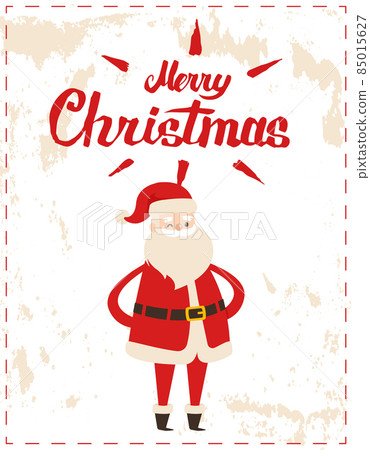 Merry Christmas Santa Claus, Beard and Mustaches Merry Christmas Santa Claus, Beard and Mustaches 85015627
