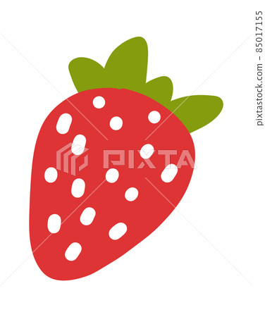 Strawberry. Doodle berry. Vector exotic food icon 85017155