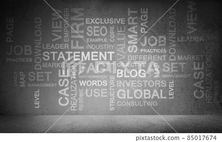 Collage of business conceptual words. Collage of business conceptual words. 85017674