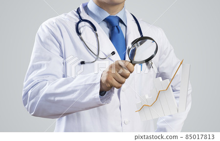 Conceptual image of analytical doctor Conceptual image of analytical doctor 85017813
