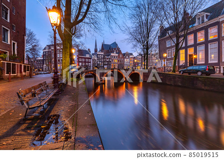 Amsterdam canal Leidsegracht Amsterdam canal Leidsegracht 85019515