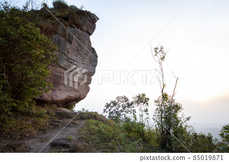 View of beautiful mountain Tourist Attractions in Loei Province at Thailand View of beautiful mountain Tourist Attractions in Loei Province at Thailand 85019871