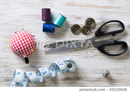 Sewing kit on table 85020688