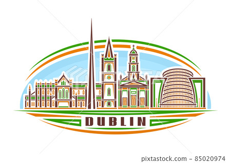 Vector illustration of Dublin 85020974
