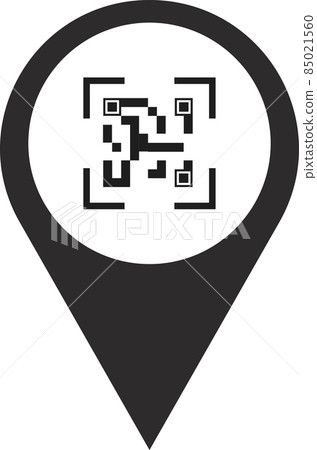 A point on the map by QR code. A point on the map by QR code. 85021560
