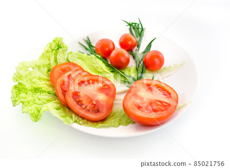 Fresh vegetable salad with tomato Fresh vegetable salad with tomato 85021756