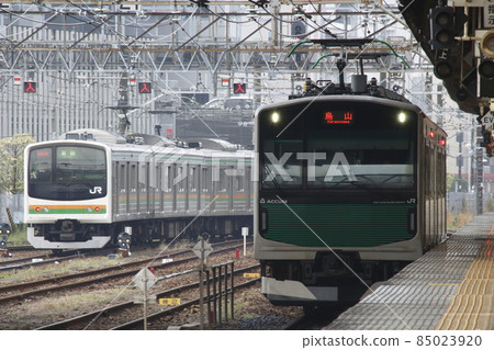 宇都宮線205系列/烏山線Accum在宇都宮站排隊 85023920