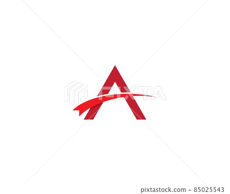 Letter a symbol illustration 85025543