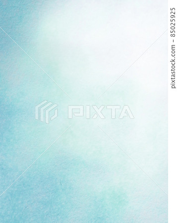 Japanese paper background material with mist-like unevenness and blur drawn in watercolor Astringent light blue Other colors available 85025925