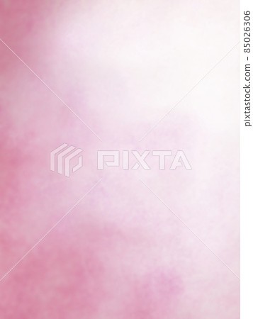 Abstract background material with mist-like unevenness and blur drawn in watercolor Astringent pink Other colors available 85026306