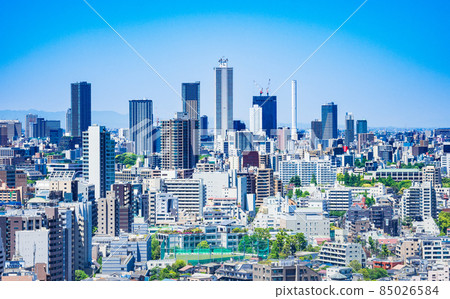 東京城市景觀池袋摩天大樓 85026584