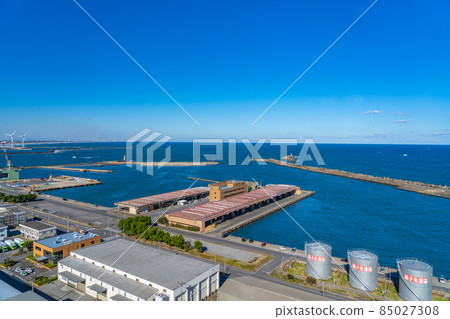 Choshi Fishing Port seen from Choshi Port Tower (Choshi City, Chiba Prefecture) 85027308