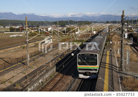 宇都宮線E231系列(Kamasuzaka站:黑磯第一列車) 宇都宮線E231系列(Kamasuzaka站:黑磯第一列車) 85027733