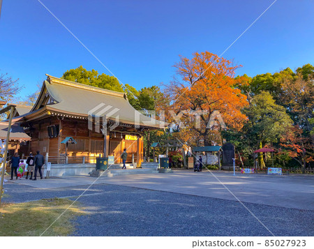 Waraku Bi Shrine in late autumn Waraku Bi Shrine in late autumn 85027923