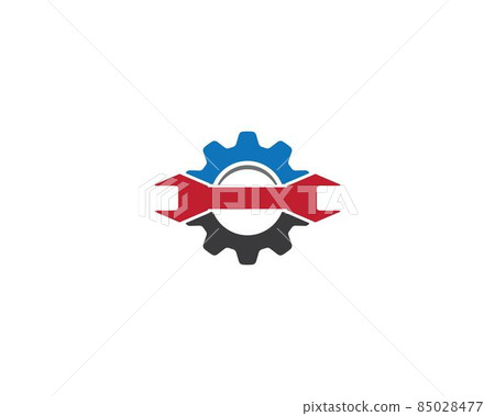 Gear symbol vector icon Gear symbol vector icon 85028477