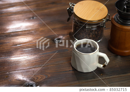 Warm hot coffee in winter Warm hot coffee in winter 85032715