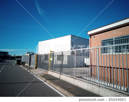 Industrial area in Settimo Milanese, Lombardy, Italy, 2021. 85034061