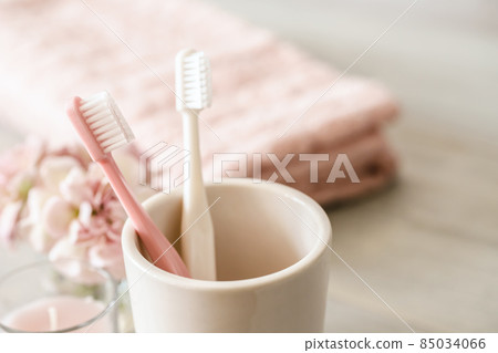 Washbasin toothbrush image material for toothpaste 85034066