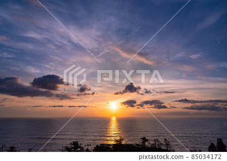 福島縣原町市的太平洋日出 85034172
