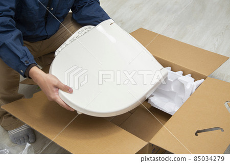 A repair company that repairs and replaces the washlet 85034279