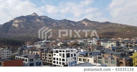 南楊州市。Byeolnae。Bulam 山。住宅用地建設。 南楊州市。Byeolnae。Bulam 山。住宅用地建設。 85035138
