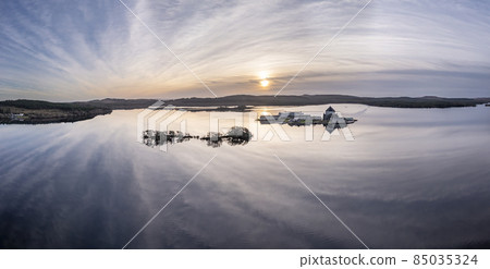 The beautiful Lough Derg in County Donegal - Ireland 85035324