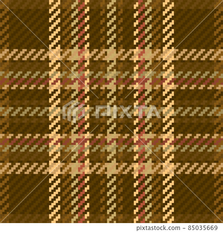 Seamless pattern of scottish tartan plaid. Repeatable background with check fabric texture. Vector backdrop striped textile print. 85035669