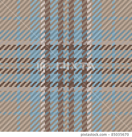 Seamless pattern of scottish tartan plaid. Repeatable background with check fabric texture. Vector backdrop striped textile print. 85035670