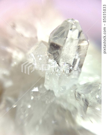 Crystal crystals growing from the host rock 85035833