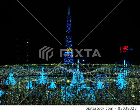 Winter Hokkaido scenery Sapporo White Illuminations 85039328