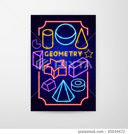 Geometry Neon Flyer Geometry Neon Flyer 85039472