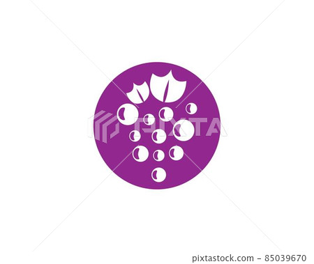 Grape vector icon 85039670