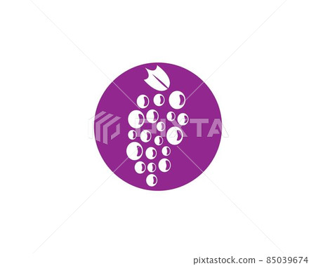 Grape vector icon Grape vector icon 85039674