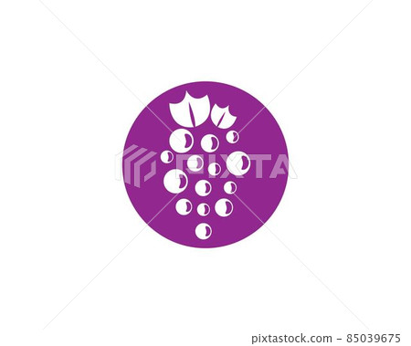 Grape vector icon Grape vector icon 85039675