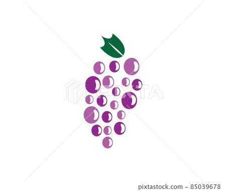 Grape vector icon Grape vector icon 85039678
