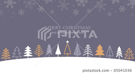 abstract winter landscape fir border christmas tree abstract winter landscape fir border christmas tree 85041036