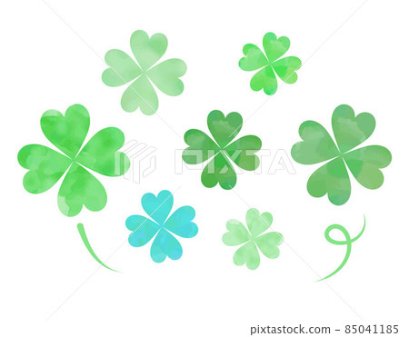 Four-leaf clover watercolor Four-leaf clover watercolor 85041185