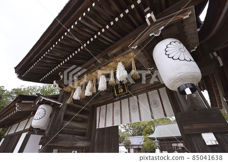 伊邪那岐神宮正門(兵庫縣淡路市多賀) 伊邪那岐神宮正門(兵庫縣淡路市多賀) 85041638