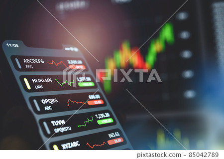 Trading stocks Trading stocks 85042789