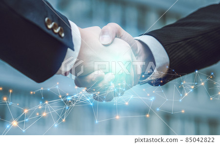 business people shaking hands 85042822